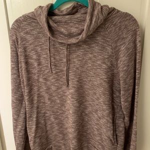 Cowel-neck sweater
